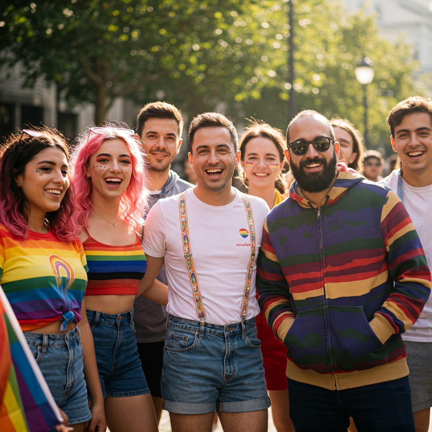 LGBTQ+, Pride, Queer, Gay, Lesbian, Bisexual, Transgender, Non-Binary, Ally, Rainbow, Equality, Love is Love, Pride Month, Pride Parade, LGBTQ Rights, Support LGBTQ+, Queer Fashion, Identity, Community, Inclusivity, Diversity, Shop with Pride.