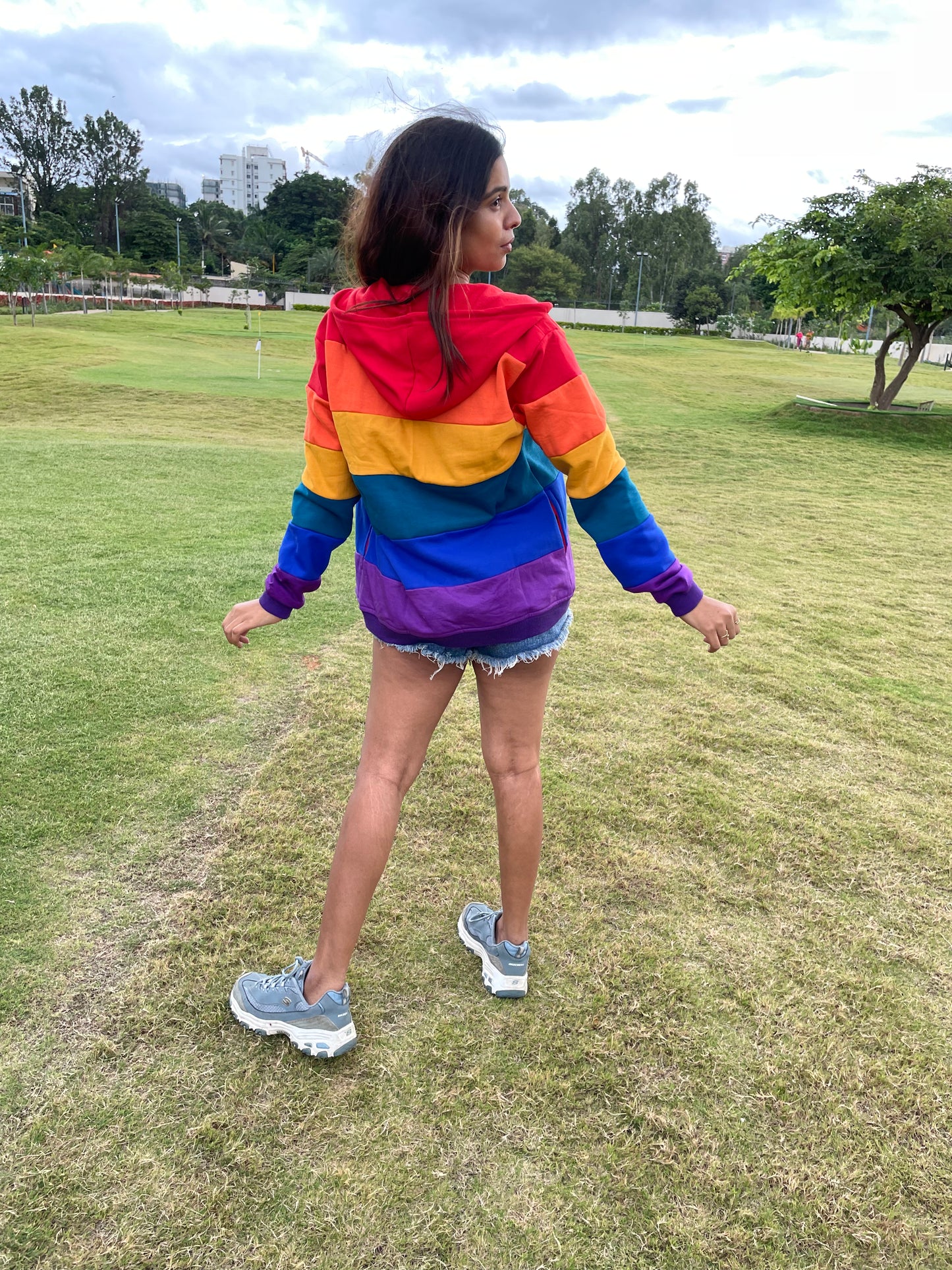 Beyond Boundaries Rainbow Hoodie