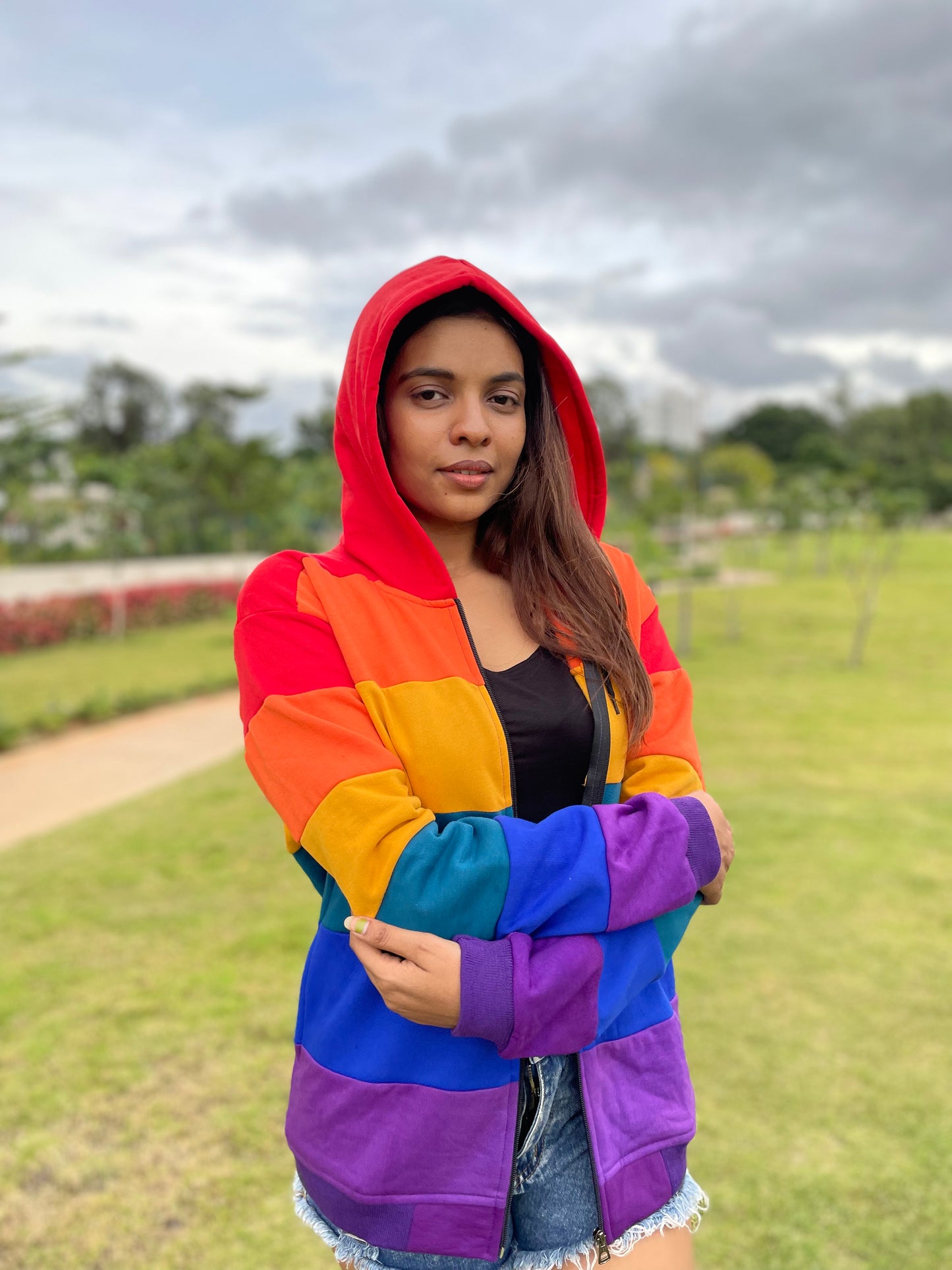 Beyond Boundaries Rainbow Hoodie