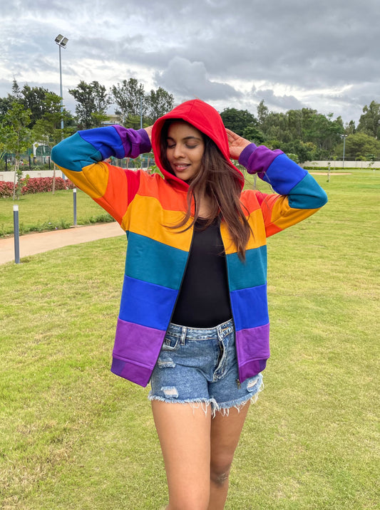 Beyond Boundaries Rainbow Hoodie